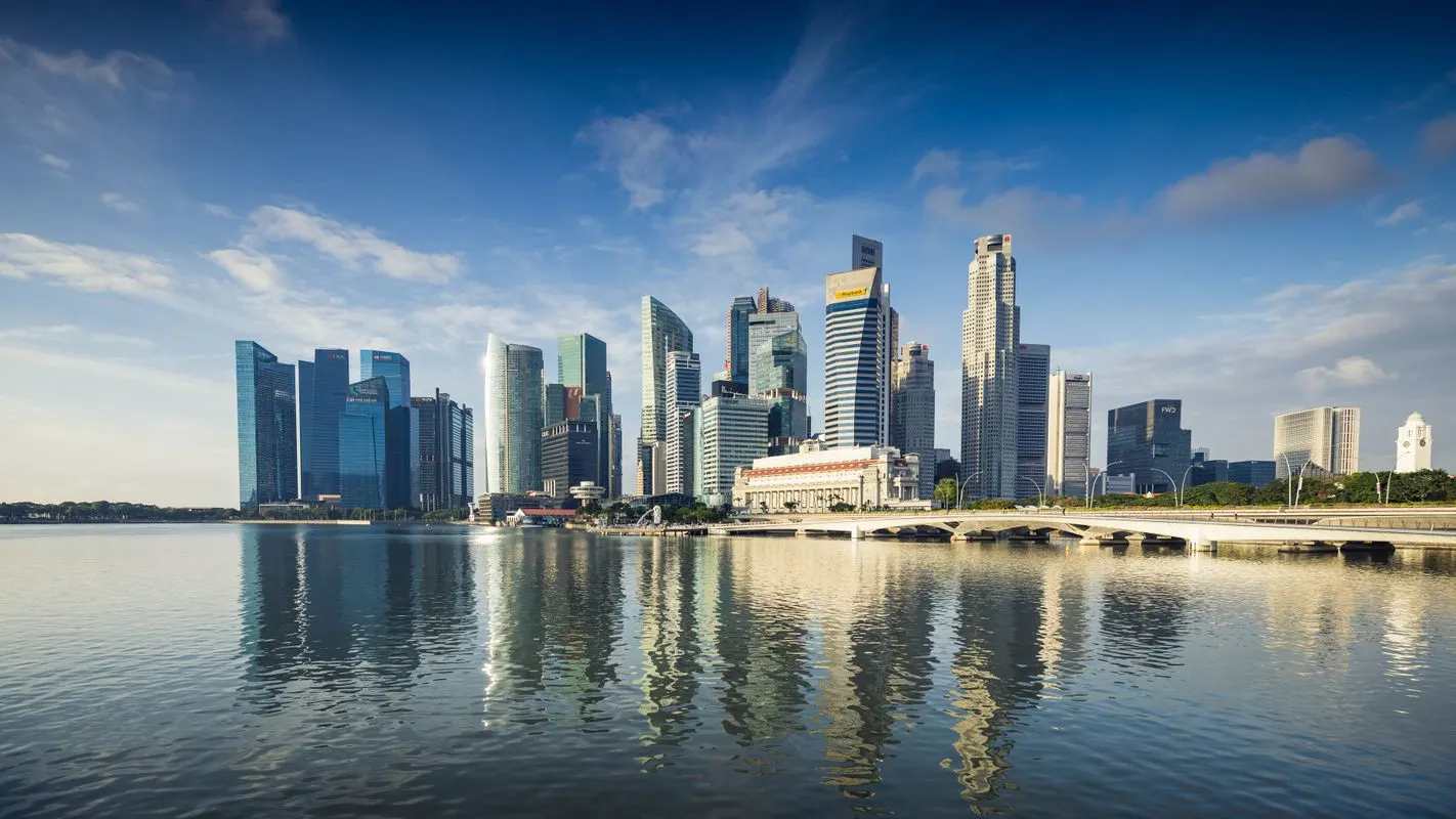 Modern Singapore skyline, representing the city's corporate tax and financial landscape